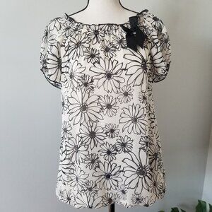 GEORGE floral tunic top L